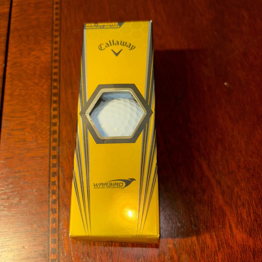 Lot of 2 Callaway Warbird - Pack of 3 Golf Balls  New‎ In Box